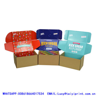 Mailer Kraft Paper Packaging Box Corrugated Cardboard For Dog Toys