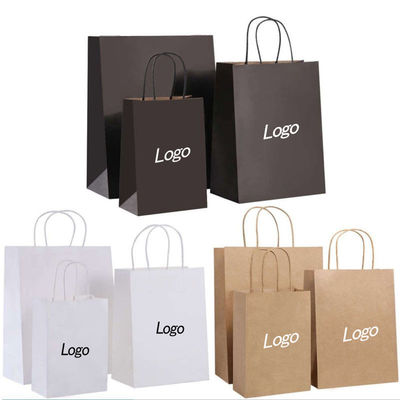 Brown Kraft Recyclable Paper Gift Bags
