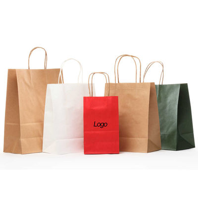 Brown Kraft Recyclable Paper Gift Bags