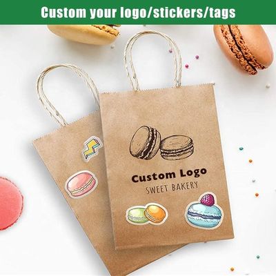 Recyclable Eco Friendly Brown Paper Gift Bags
