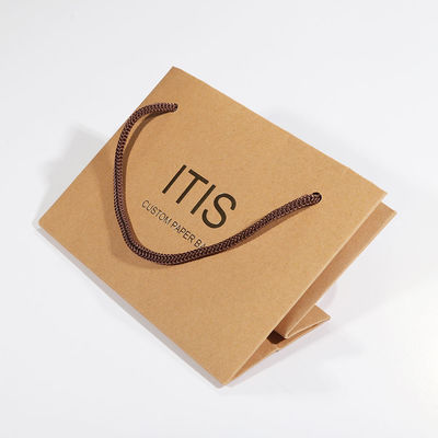 Printing Kraft Paper Recyclable Gift Bags For Bread Coffee Sundries