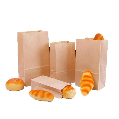 Custom Printing Takeaway Paper Bags Food Grade For Grocery