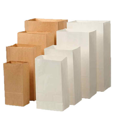 Custom Printing Takeaway Paper Bags Food Grade For Grocery