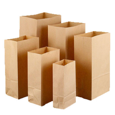 Custom Printing Takeaway Paper Bags Food Grade For Grocery