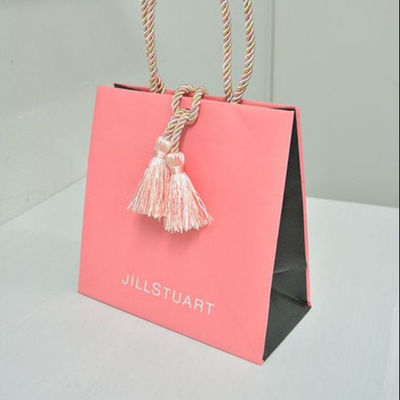 OEM Recyclable Paper Gift Bags Kraft Shopping Bags With Handles