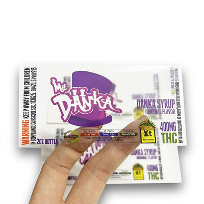 OEM Custom Offset Printing Stickers Gold Foil Round Sticker Roll