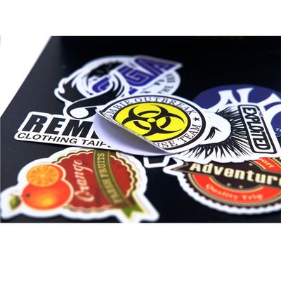 Thank You Waterproof Custom Vinyl Stickers Self Adhesive Round