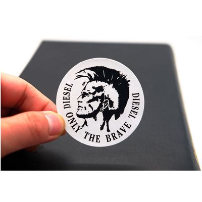 Thank You Waterproof Custom Vinyl Stickers Self Adhesive Round