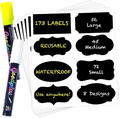 Minimalist Style Custom Printing Label for Pantry Containers Jars Bathroom