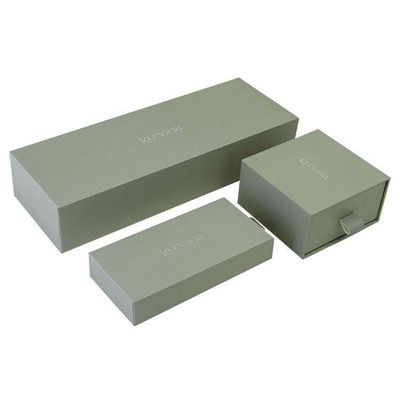 Custom Printing Hard Rigid Cardboard Sleeve Drawer Box with inside Sliding Box