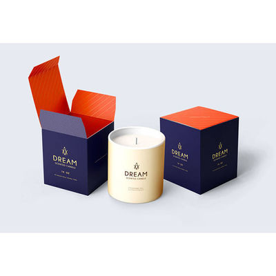 Custom Private Brand Foldable Color Printing Cardboard Box for Candle