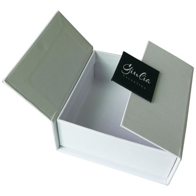 Double Door Type Magnetic Cardboard Gift Box Custom Logo Printed