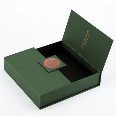 Double Door Type Magnetic Cardboard Gift Box Custom Logo Printed