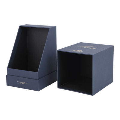 Embossing Custom Printing Lid And Base Box For Soy Candle Jar