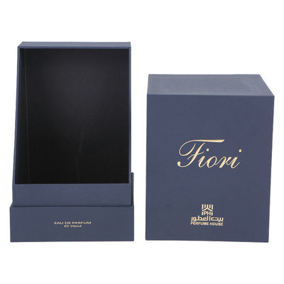 Embossing Custom Printing Lid And Base Box For Soy Candle Jar