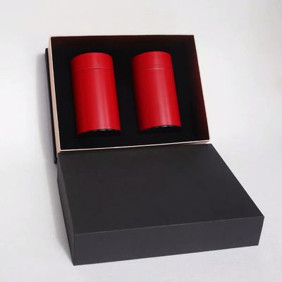 Lid And Base Paperboard Packaging Box Glossy Lamination For Tea