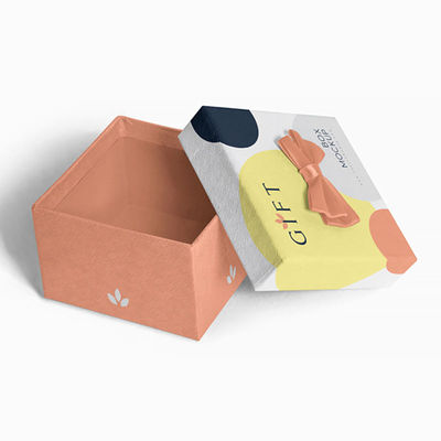Art Paper Lid And Base Cardboard Boxes Embossing Technics