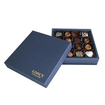 OEM Cosmetic Packaging Box Base And Lid Gift Boxes For Chocolate