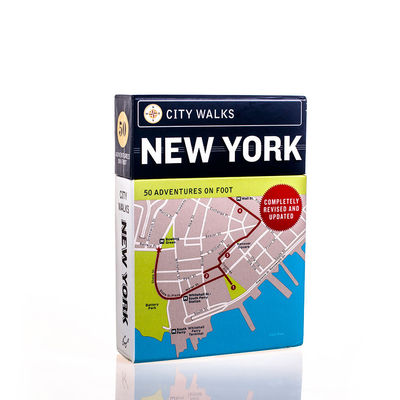 New York Map Cosmetic Packaging Box Card And Gloss Paper
