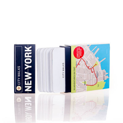 New York Map Cosmetic Packaging Box Card And Gloss Paper