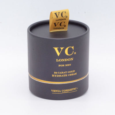 Custom Printing Packaging Box Cyliner Cloth Handle Base And Lid Box for Cosmetic Perfume