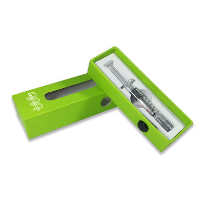 Private Design Pen Style Printing Packaging Box For Child Proof Oil Injector Syringe