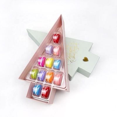Custom Arrow Shaped Clothing Packing Boxes For 12 Macaron Cookie