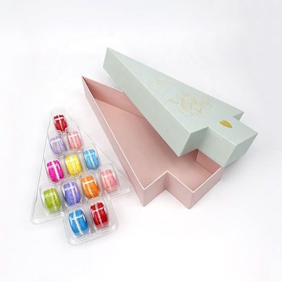 Custom Arrow Shaped Clothing Packing Boxes For 12 Macaron Cookie