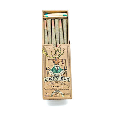 Drawer Tube Vape Packaging Box For Black Cigarette Pre Roll