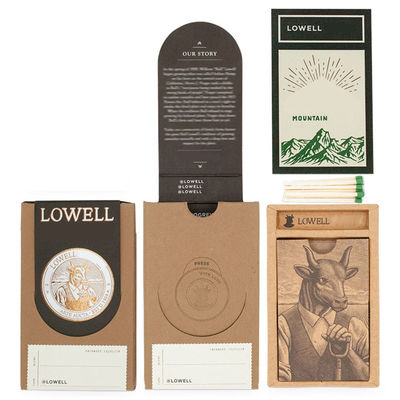 Child Resistant Cone Custom Cigarette Boxes Drawer Tube With Matches
