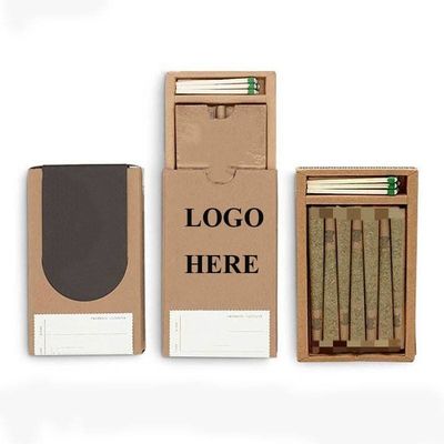 Pre Roll Paper Cigarette Boxes Child Resistant With UV Coating