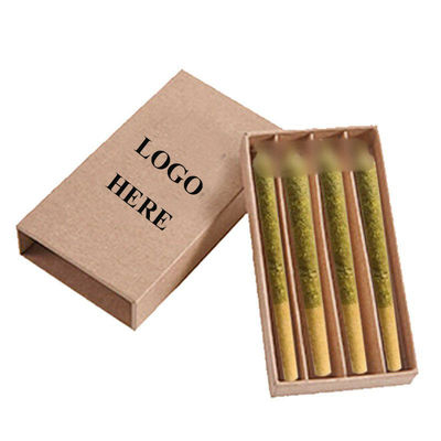 Pre Roll Paper Cigarette Boxes Child Resistant With UV Coating
