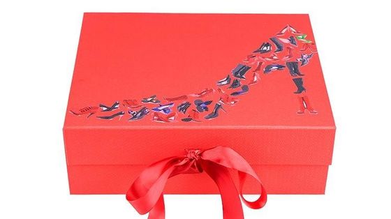 OEM Shoe Packaging Boxes Luxury High Heel Shoe Storage Boxes