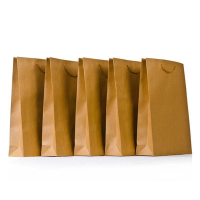 Custom Printing Kraft Paper Bag Glossy Lamination Matt Lamination