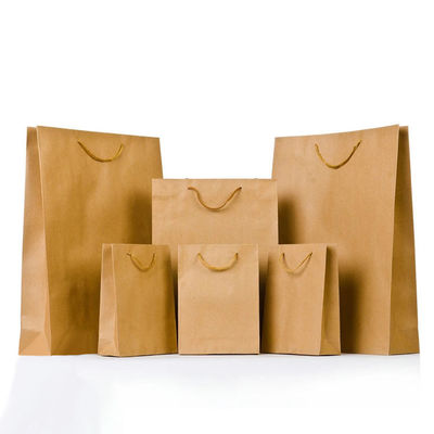 Custom Printing Kraft Paper Bag Glossy Lamination Matt Lamination