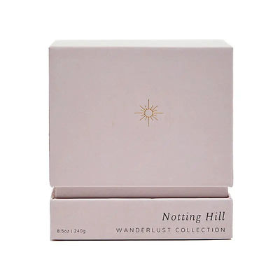 GreyBoard Artpaper Lid And Base Box for candle jar packaging with luxury appearance
