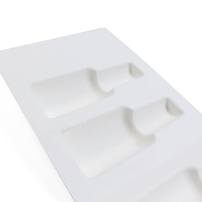 Biodegradable Luxury Cosmetics Set Paper Molded Pulp Tray Packaging Insert