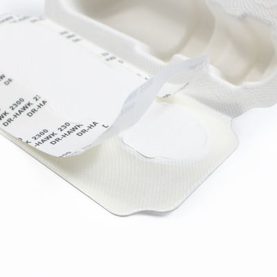 Biodegradable Luxury Cosmetics Paper Molded Pulp Tray Packaging Box With Glue Lid