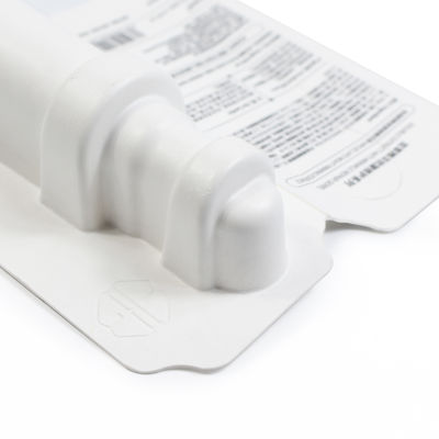 Biodegradable Luxury Cosmetics Paper Molded Pulp Tray Packaging Box With Glue Lid