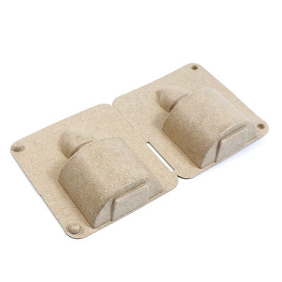 Paper Biodegradable Molded Pulp Tray Packaging With Lid for Moisturizer Face Cream