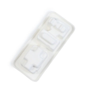 Custom Eco Biodegradable Molded Pulp Packaging Cosmetic Insert Sugarcane Bagasse Material