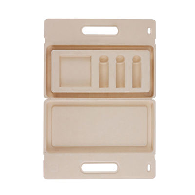 Custom Design Biodegradable Paper Molded Pulp Tray Box For Lipstick Cosmetics Packaging