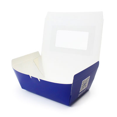 Disposable Fast Food Packaging Recyclable Rectangle For Salad Fruit Lunch Takeaway