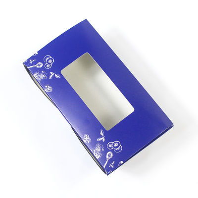 Disposable Fast Food Packaging Recyclable Rectangle For Salad Fruit Lunch Takeaway