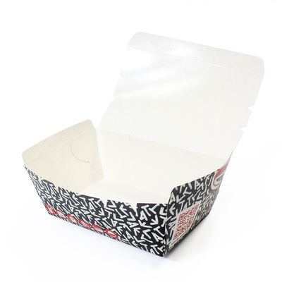 Rectangle Salad Fruit Lunch Takeaway Disposable Fast Food Packaging Kraft Paper Corrugated