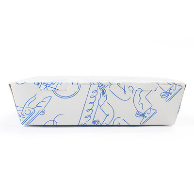 Customizable Logo Takeaway Paper Lunch Box Disposable Environmental Protection Food Packaging Box