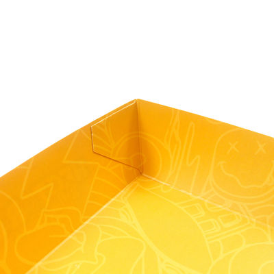 CMYK or Panton Printing Kraft Paper Food Tray for Snacks and Cakes