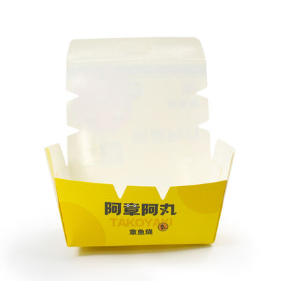 Noodle Boxes Eco Friendly Food Container Pails With Handle Kraft Paper Corrugated