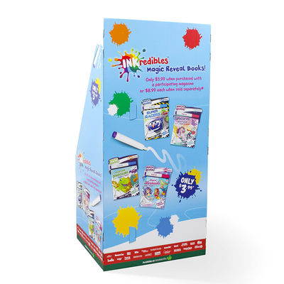 Retail Promotional Funko Pop Children Brush Product Folding Stable Thick Cardboard Display Racks Counter Shelves Stand