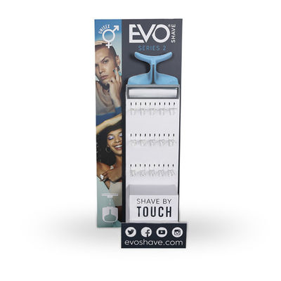 Advertising Pop Pvc Foam Cardboard Product Stand Unit Box Carton Small Counter Table Top Display Stand